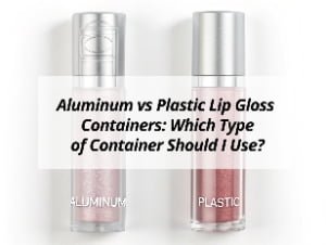 ![Comparing aluminum and plastic choices for lip gloss containers](https://jccosmopack.com/wp-content/uploads/2025/08/Aluminum-vs-Plastic-Lip-Gloss-Containers-Which-Type-of-Container-Should-I-Use.jpg "Lip Gloss Containers")