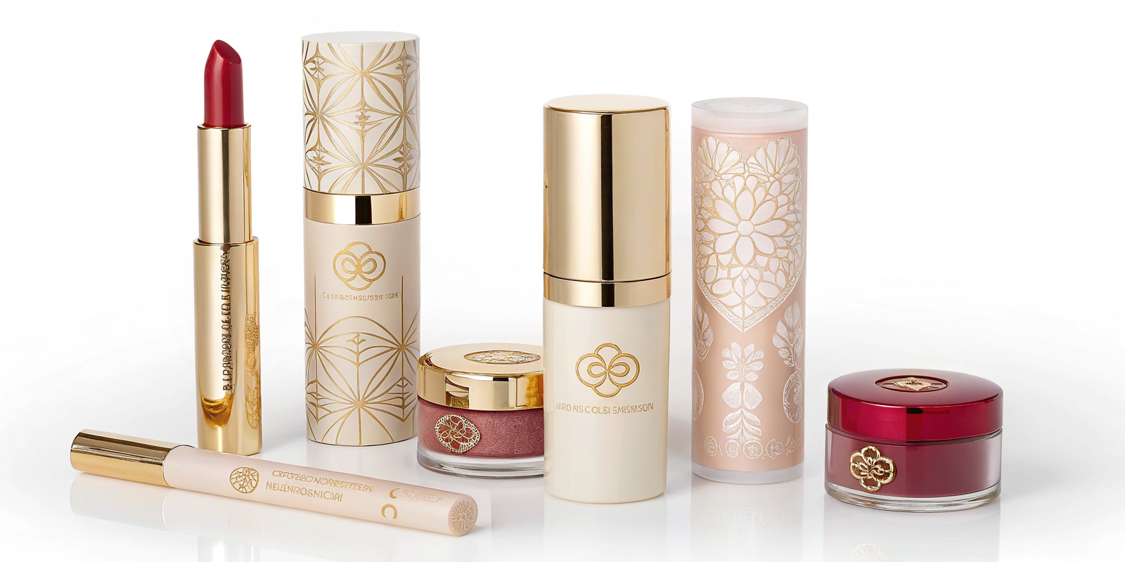 Lipstick tubes packaging