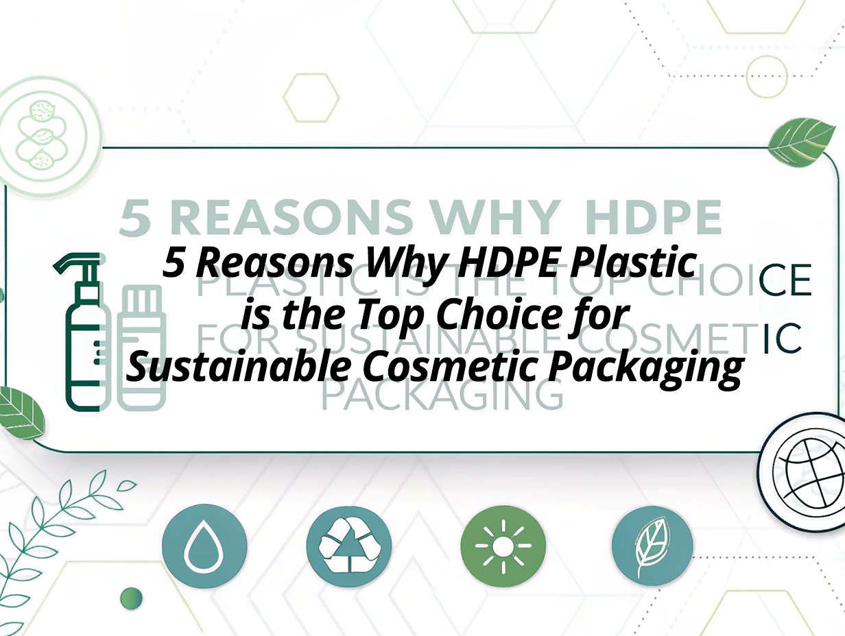 ![HDPE plastic for sustainable packaging](https://jccosmopack.com/wp-content/uploads/2025/09/5-Reasons-Why-HDPE-Plastic-is-the-Top-Choice-for-Sustainable-Cosmetic-Packaging.jpg "HDPE Plastic Benefits")