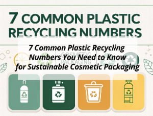 ![Plastic recycling numbers guide](https://jccosmopack.com/wp-content/uploads/2025/09/7-Common-Plastic-Recycling-Numbers-You-Need-to-Know-for-Sustainable-Cosmetic-Packaging.jpg "Plastic Recycling Numbers")