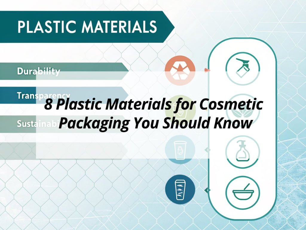 ![Plastic materials for cosmetic packaging](https://jccosmopack.com/wp-content/uploads/2025/09/8-Plastic-Materials-for-Cosmetic-Packaging-You-Should-Know.jpg "Cosmetic Packaging Plastics")