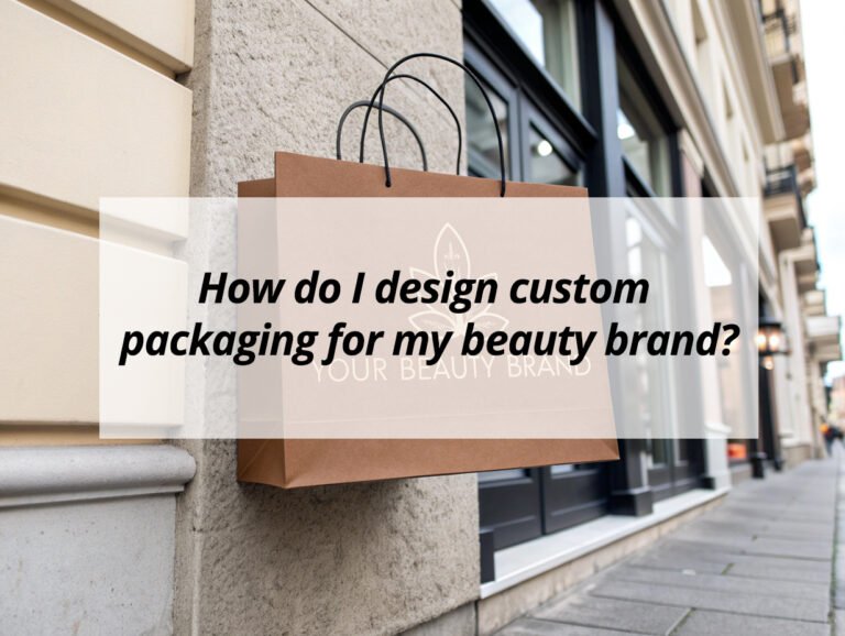 How do I design custom packaging for my beauty brand?