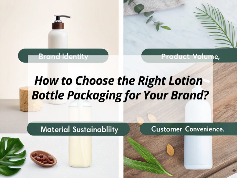 How to Choose the Right Lotion Bottle Packaging for Your Brand?