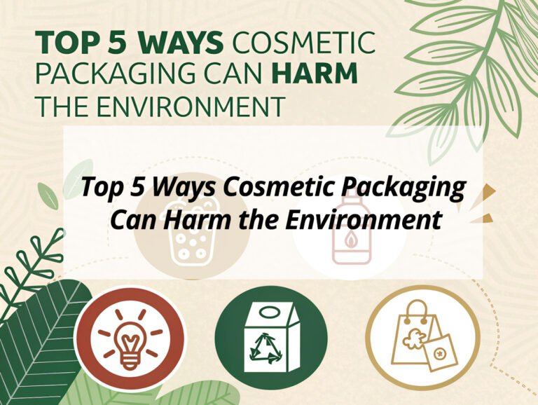 Top 5 Ways Cosmetic Packaging Can Harm the Environment