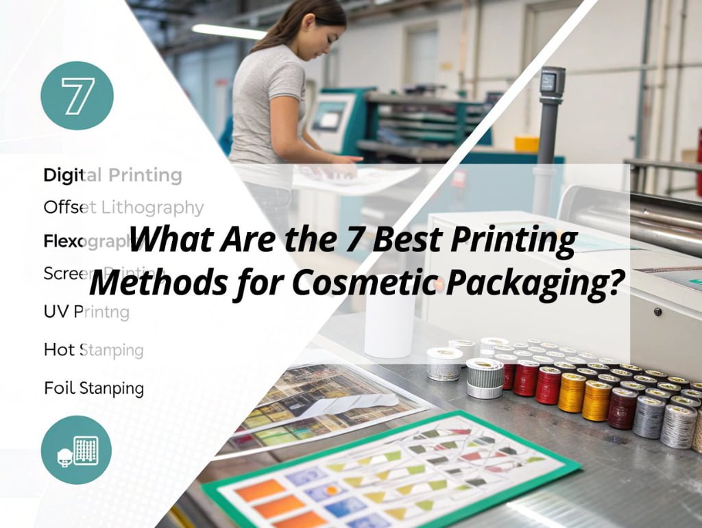 ![Top seven printing methods for cosmetic packaging](https://jccosmopack.com/wp-content/uploads/2025/09/What-Are-the-7-Best-Printing-Methods-for-Cosmetic-Packaging.jpg "Printing Methods")