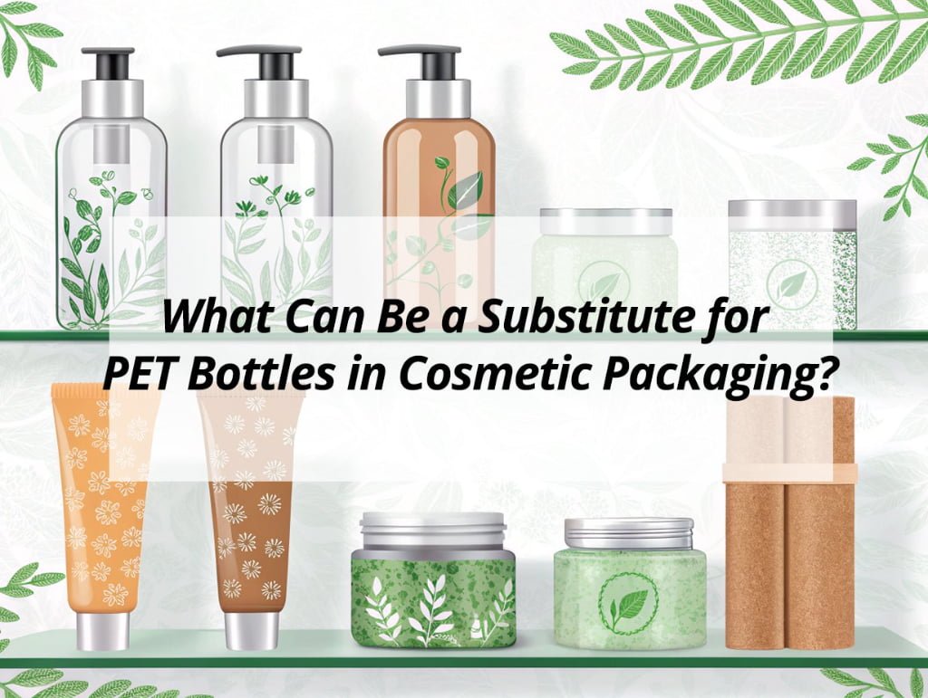 ![Substitute for PET bottles in cosmetic packaging](https://jccosmopack.com/wp-content/uploads/2025/09/What-Can-Be-a-Substitute-for-PET-Bottles-in-Cosmetic-Packaging.jpg "Alternative to PET Bottles")