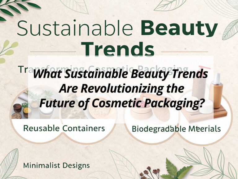 What Sustainable Beauty Trends Are Revolutionizing the Future of Cosmetic Packaging?