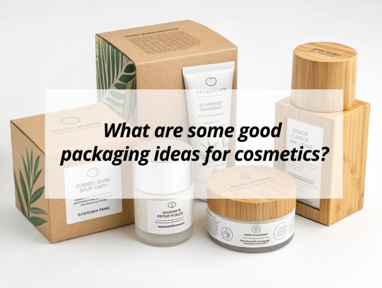 What are some good packaging ideas for cosmetics?