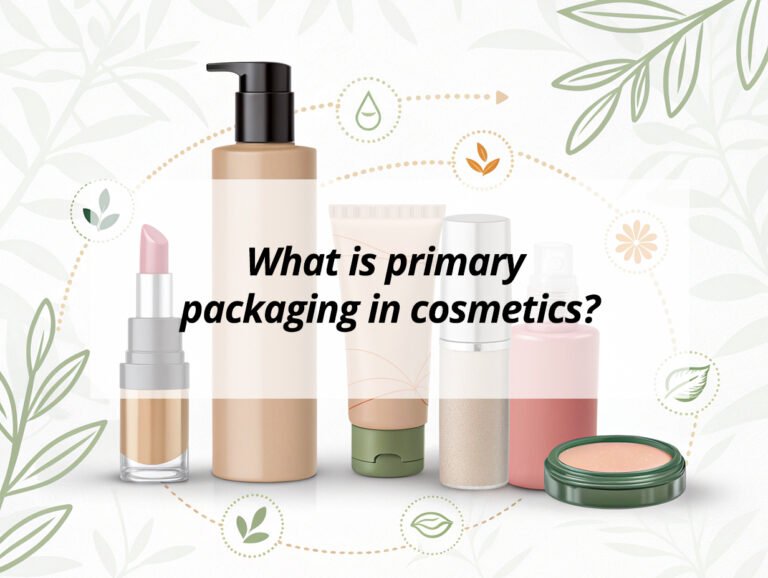 What is primary packaging in cosmetics?