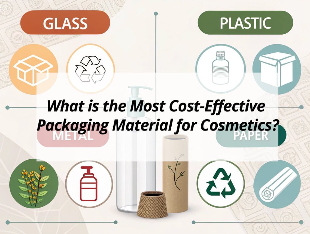 ![Cost-effective cosmetic packaging material](https://jccosmopack.com/wp-content/uploads/2025/09/What-is-the-Most-Cost-Effective-Packaging-Material-for-Cosmetics.jpg "Cost-Effective Packaging")