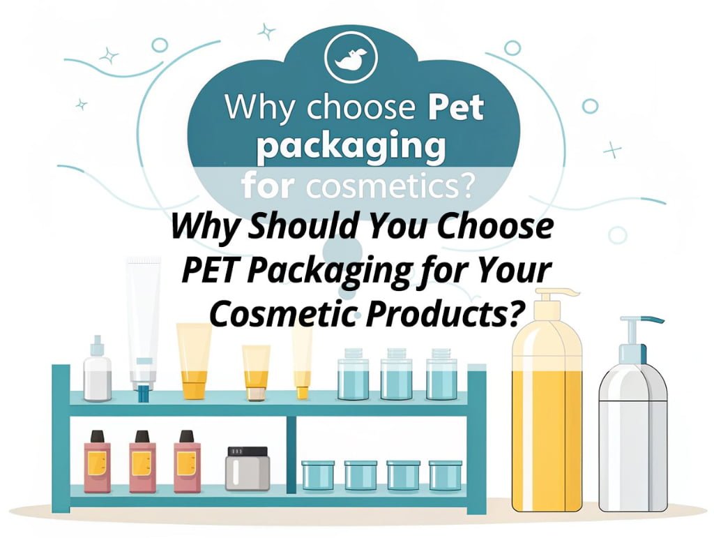 ![Benefits of PET packaging for cosmetics](https://jccosmopack.com/wp-content/uploads/2025/09/Why-Should-You-Choose-PET-Packaging-for-Your-Cosmetic-Products.jpg "PET Packaging for Cosmetics")