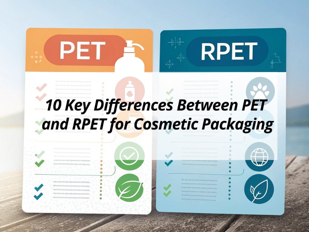 ![Key differences between PET and RPET for cosmetic packaging](https://jccosmopack.com/wp-content/uploads/2025/10/10-Key-Differences-Between-PET-and-RPET-for-Cosmetic-Packaging.jpg "PET vs RPET")