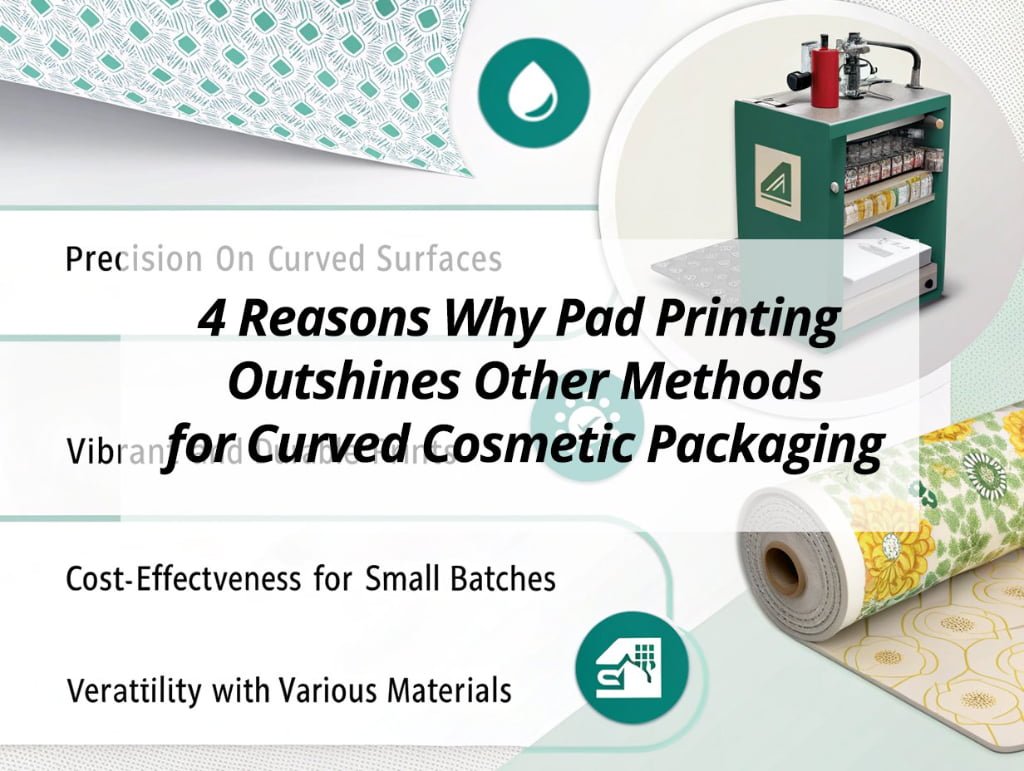 ![Pad printing advantages for curved cosmetic packaging](https://jccosmopack.com/wp-content/uploads/2025/10/4-Reasons-Why-Pad-Printing-Outshines-Other-Methods-for-Curved-Cosmetic-Packaging.jpg "Pad Printing Benefits")