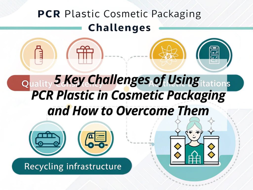 ![Challenges of using PCR plastic in cosmetic packaging](https://jccosmopack.com/wp-content/uploads/2025/10/5-Key-Challenges-of-Using-PCR-Plastic-in-Cosmetic-Packaging-and-How-to-Overcome-Them.jpg "Overcome PCR Challenges")