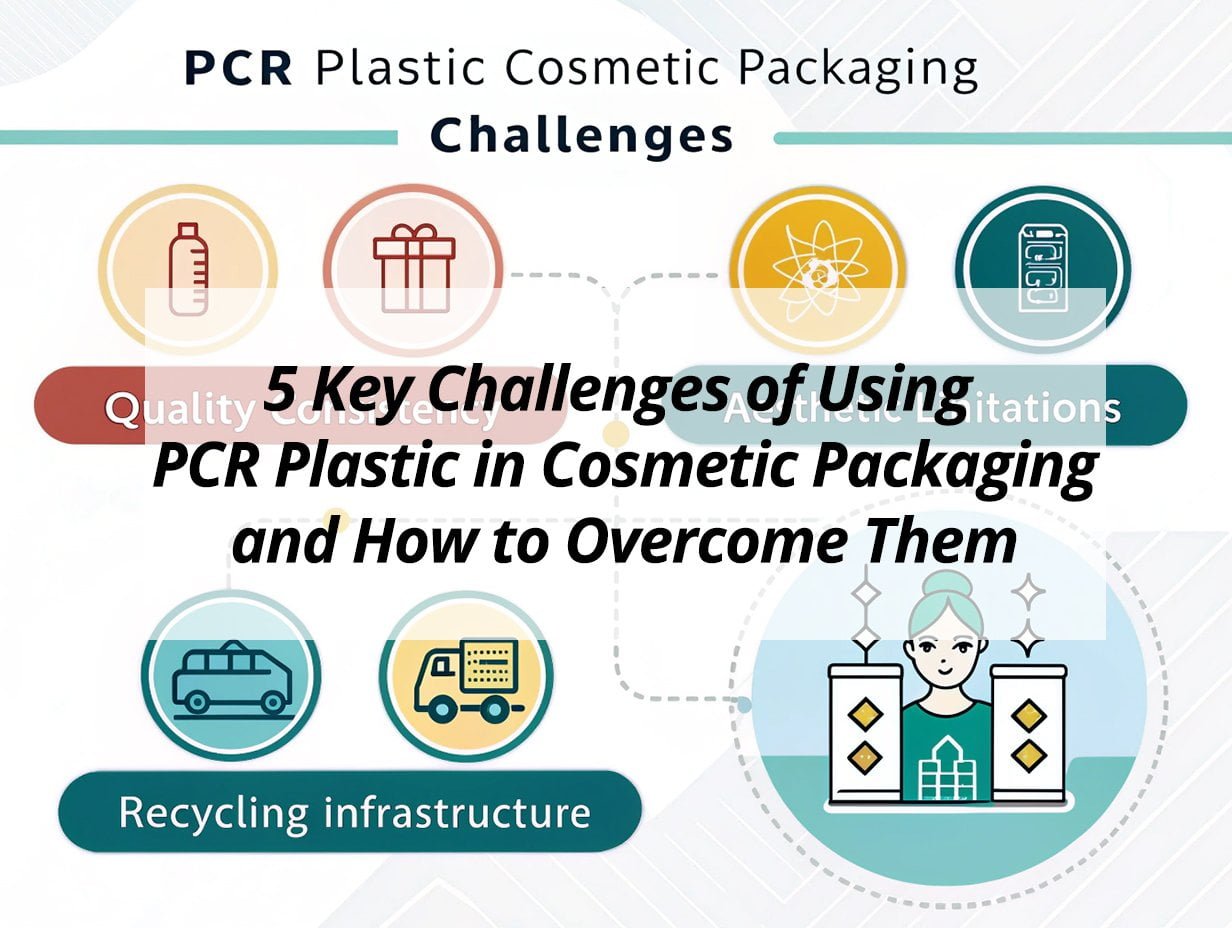 ![Challenges of using PCR plastic in cosmetic packaging](https://jccosmopack.com/wp-content/uploads/2025/10/5-Key-Challenges-of-Using-PCR-Plastic-in-Cosmetic-Packaging-and-How-to-Overcome-Them.jpg "Overcome PCR Challenges")