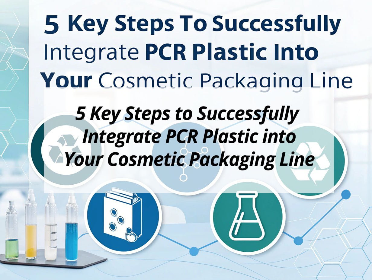 ![Integrate PCR plastic into cosmetic packaging line](https://jccosmopack.com/wp-content/uploads/2025/10/5-Key-Steps-to-Successfully-Integrate-PCR-Plastic-into-Your-Cosmetic-Packaging-Line.jpg "PCR Integration Steps")