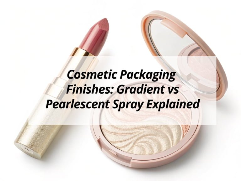 Cosmetic Packaging Finishes: Gradient vs Pearlescent Spray Explained