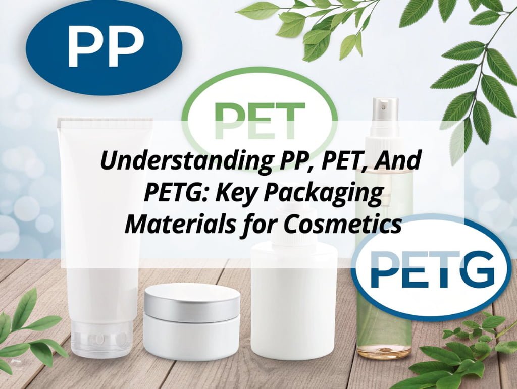 ![Understanding PP, PET, and PETG for cosmetics packaging](https://jccosmopack.com/wp-content/uploads/2025/10/Understanding-PP-PET-And-PETG-Key-Packaging-Materials-for-Cosmetics.jpg "Key Packaging Materials")
