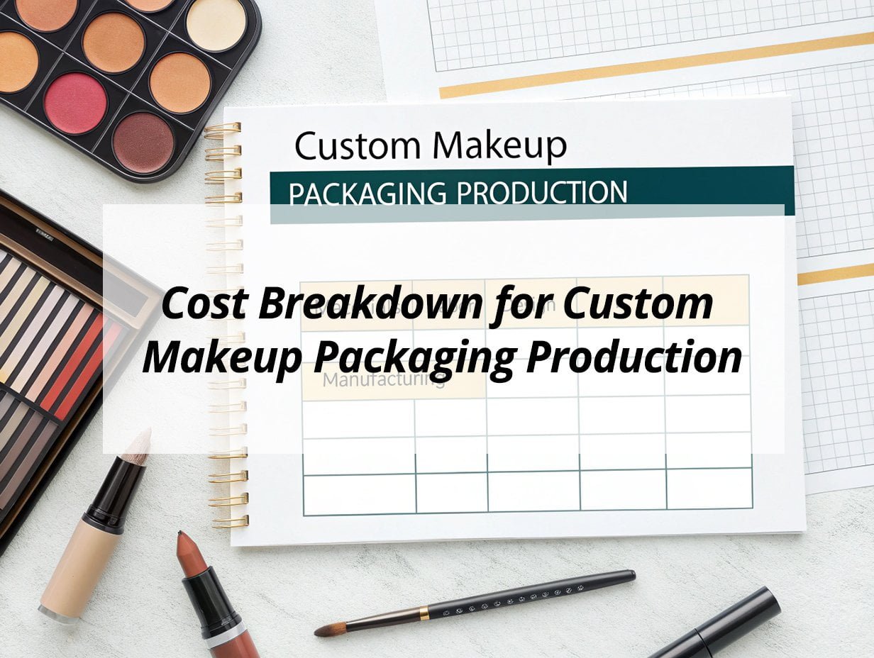 ![Detailed cost analysis of custom makeup packaging production](https://jccosmopack.com/wp-content/uploads/2025/11/Cost-Breakdown-for-Custom-Makeup-Packaging-Production.jpg "Custom Packaging Cost Analysis")