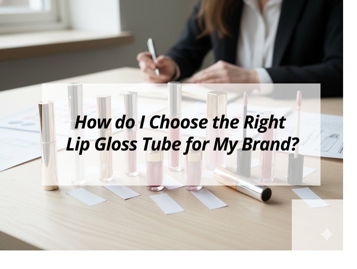 ![Selecting the right lip gloss tube](https://jccosmopack.com/wp-content/uploads/2025/11/How-do-I-Choose-the-Right-Lip-Gloss-Tube-for-My-Brand.jpg "Right Lip Gloss Tube")