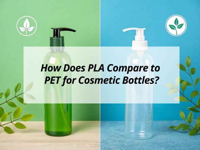 How Does PLA Compare to PET for Cosmetic Bottles?