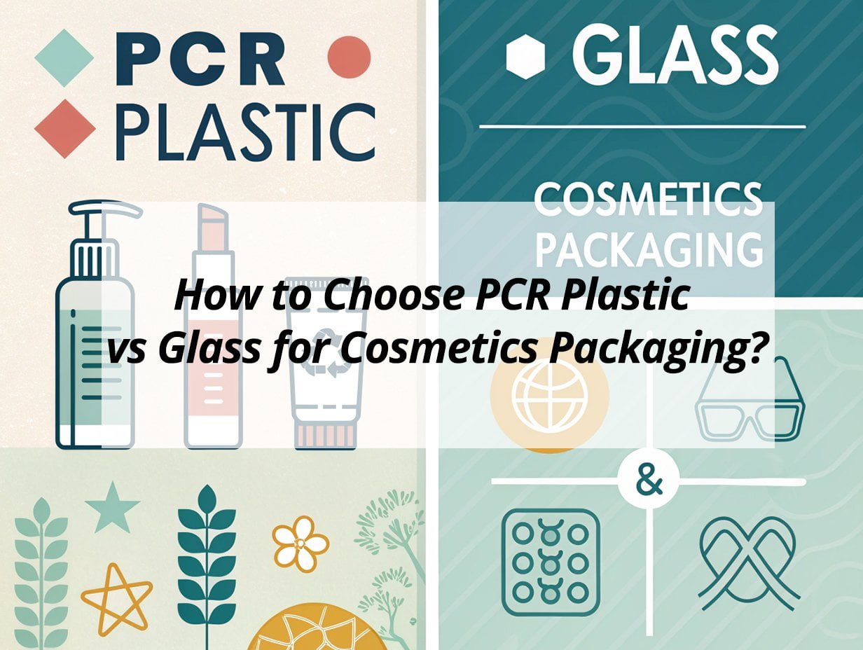![Choosing PCR plastic vs glass for cosmetics packaging](https://jccosmopack.com/wp-content/uploads/2025/11/How-to-Choose-PCR-Plastic-vs-Glass-for-Cosmetics-Packaging.jpg "PCR Plastic vs Glass")