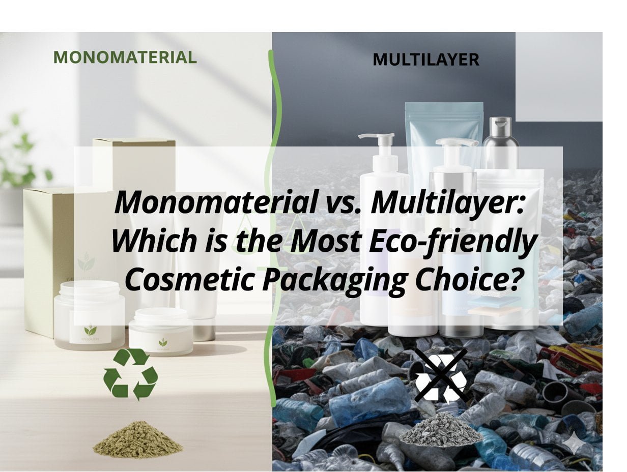 ![Eco-friendly choice: monomaterial vs. multilayer packaging](https://jccosmopack.com/wp-content/uploads/2025/11/Monomaterial-vs.-Multilayer-Which-is-the-Most-Eco-friendly-Cosmetic-Packaging-Choice.jpg "Eco-friendly Packaging Options")