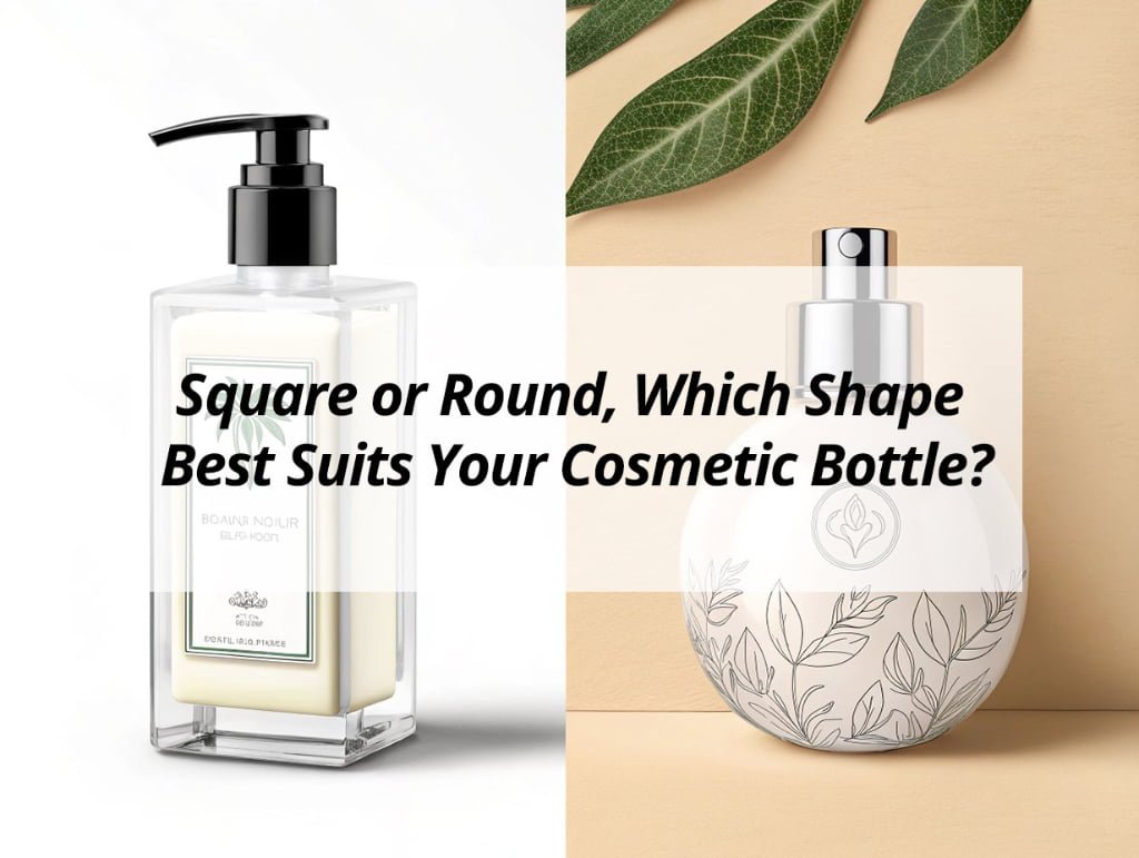 ![Choosing between square or round cosmetic bottles](https://jccosmopack.com/wp-content/uploads/2025/11/Square-or-Round-Which-Shape-Best-Suits-Your-Cosmetic-Bottle.jpg "Cosmetic Bottle Shapes")