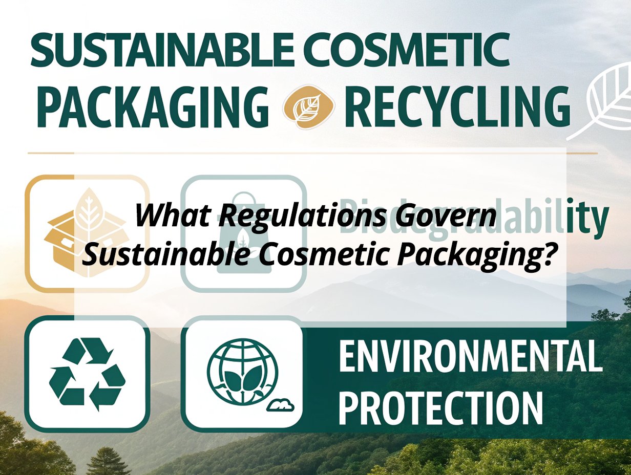 ![Regulations for sustainable cosmetic packaging](https://jccosmopack.com/wp-content/uploads/2025/11/What-Regulations-Govern-Sustainable-Cosmetic-Packaging.jpg "Sustainable Packaging Regulations")