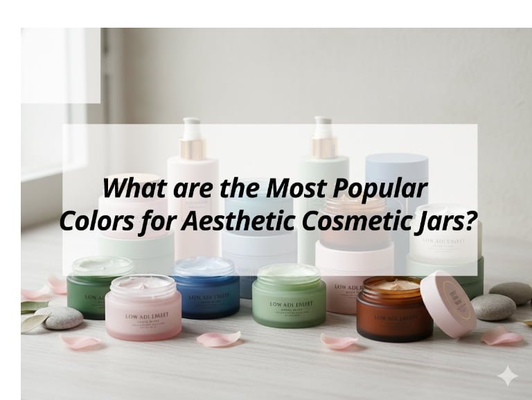 What are the Most Popular Colors for Aesthetic Cosmetic Jars?