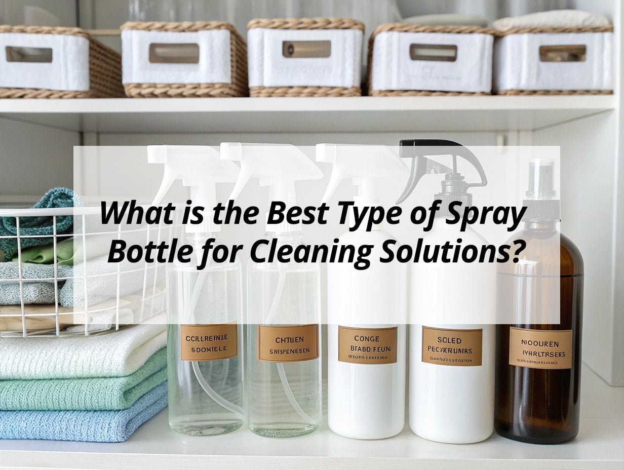 What is the Best Type of Spray Bottle for Cleaning Solutions?