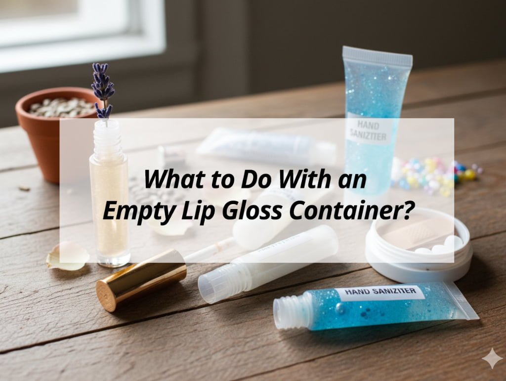 ![Creative ideas for empty lip gloss containers](https://jccosmopack.com/wp-content/uploads/2025/11/What-to-Do-With-an-Empty-Lip-Gloss-Container.jpg "Empty Lip Gloss Uses")