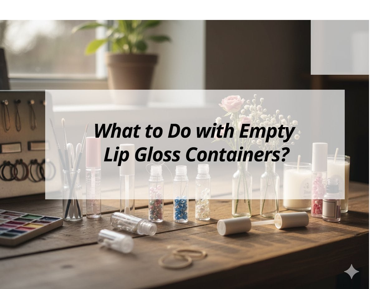 ![Empty lip gloss containers ideas](https://jccosmopack.com/wp-content/uploads/2025/11/What-to-Do-with-Empty-Lip-Gloss-Containers.jpg "Empty Lip Gloss Containers")