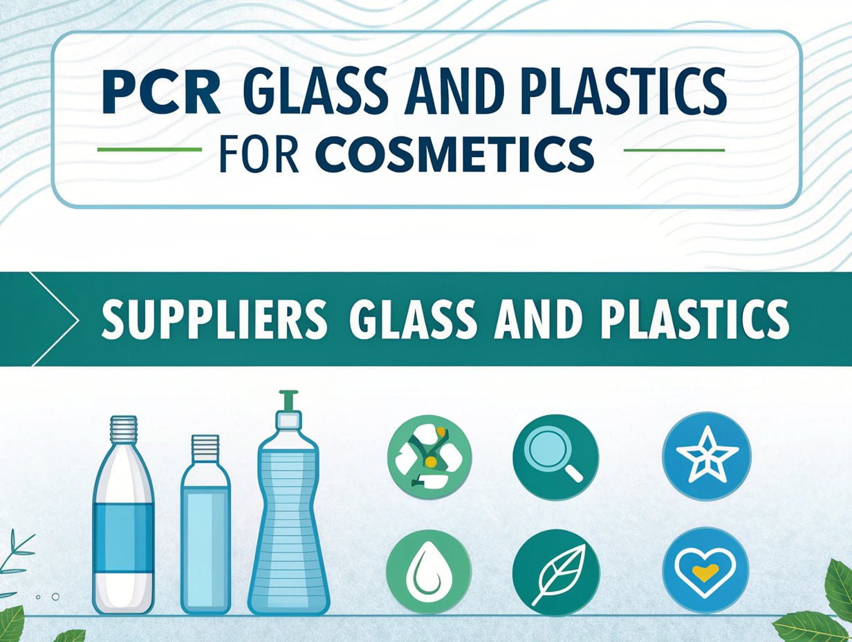 ![Suppliers offering PCR glass and plastics cosmetics](https://jccosmopack.com/wp-content/uploads/2025/11/Which-Suppliers-Offer-PCR-Glass-and-Plastics-for-Cosmetics.jpg "PCR Glass and Plastics Suppliers")