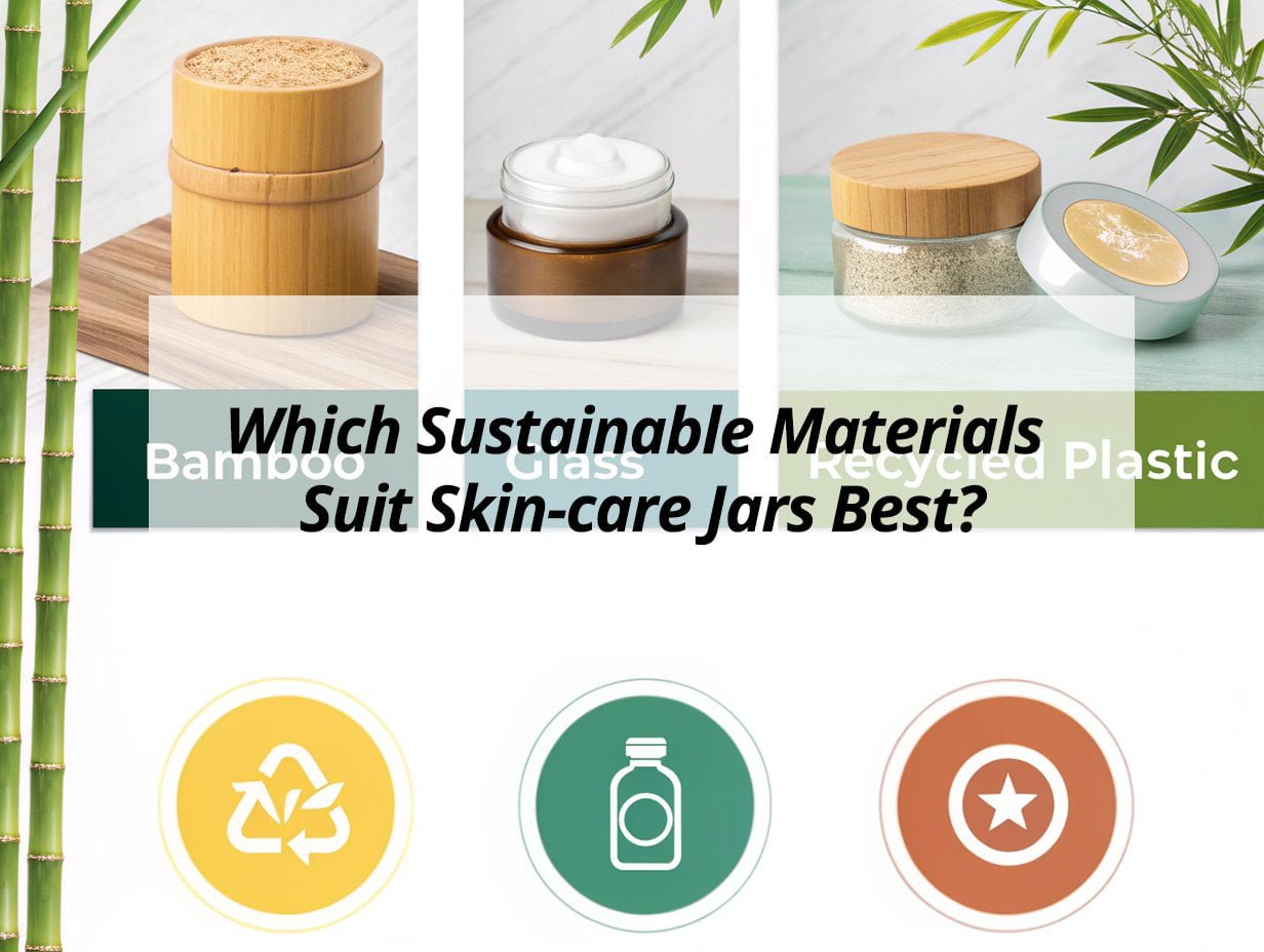 Which Sustainable Materials Suit Skin-care Jars Best?