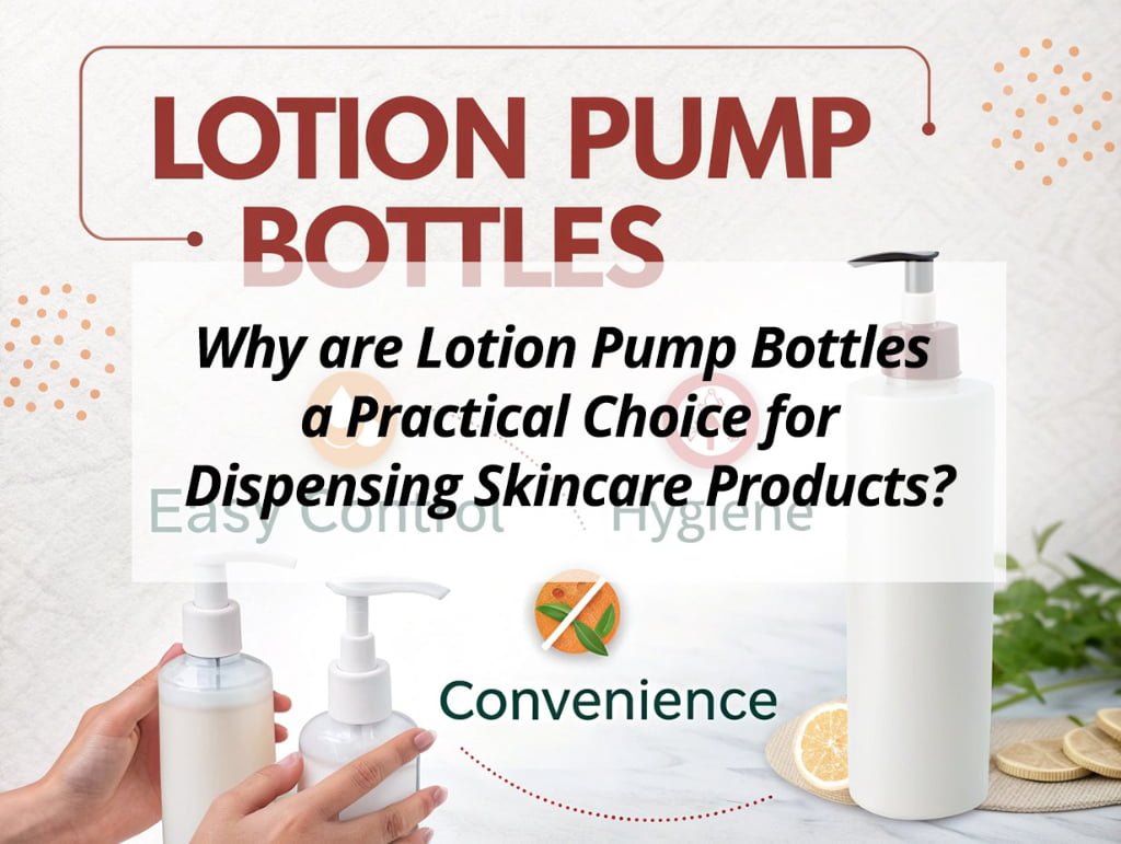 ![Practicality of lotion pump bottles in skincare](https://jccosmopack.com/wp-content/uploads/2025/11/Why-are-Lotion-Pump-Bottles-a-Practical-Choice-for-Dispensing-Skincare-Products.jpg "Lotion Pump Bottles")