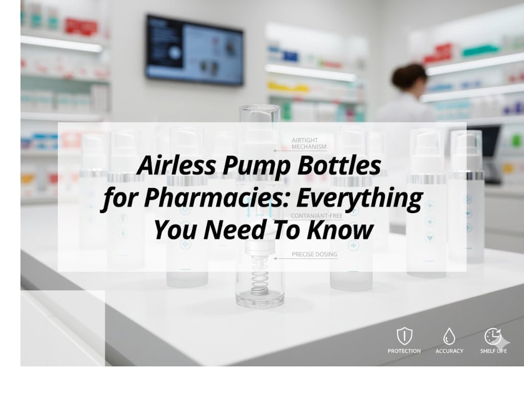 ![Airless pump bottles for pharmacy use](https://jccosmopack.com/wp-content/uploads/2025/12/Airless-Pump-Bottles-for-Pharmacies-Everything-You-Need-To-Know.jpg "Pharmacy Bottles Insight")