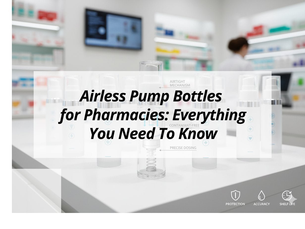 Airless Pump Bottles for Pharmacies: Everything You Need To Know