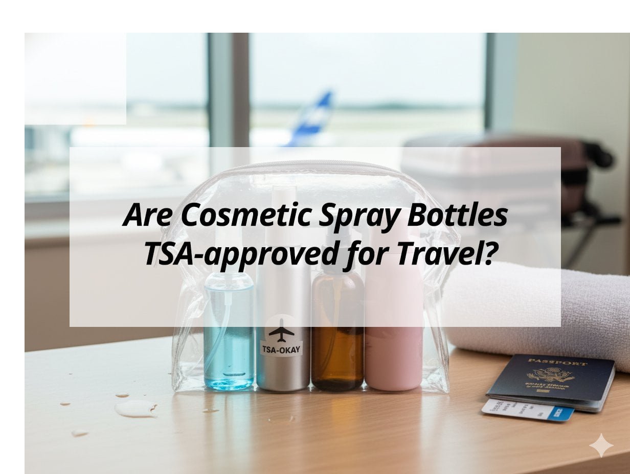 ![TSA-approved cosmetic spray bottles for travel](https://jccosmopack.com/wp-content/uploads/2025/12/Are-Cosmetic-Spray-Bottles-TSA-approved-for-Travel.jpg "TSA Approved Bottles")