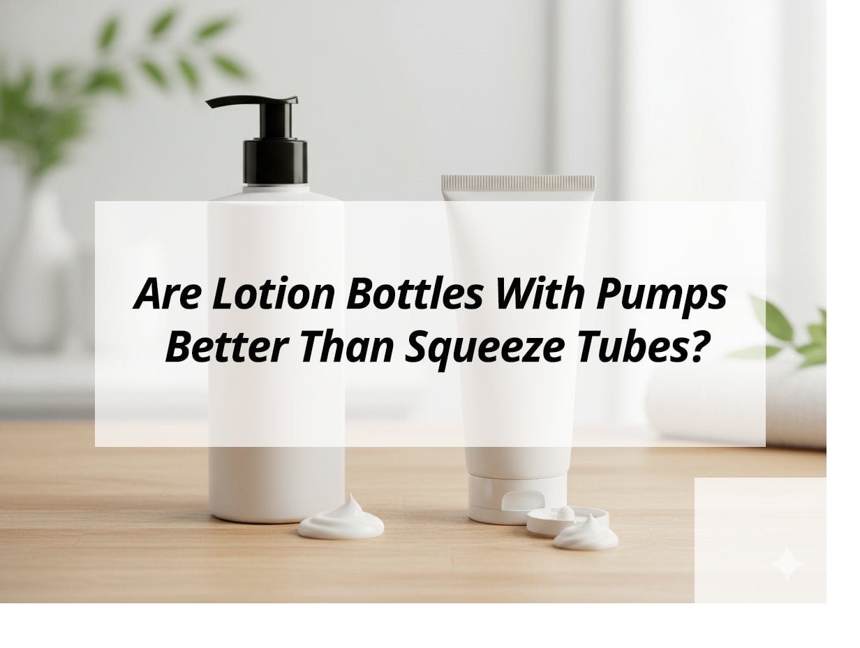 ![Lotion bottles with pumps versus squeeze tubes](https://jccosmopack.com/wp-content/uploads/2025/12/Are-Lotion-Bottles-With-Pumps-Better-Than-Squeeze-Tubes.jpg "Lotion Packaging Comparison")