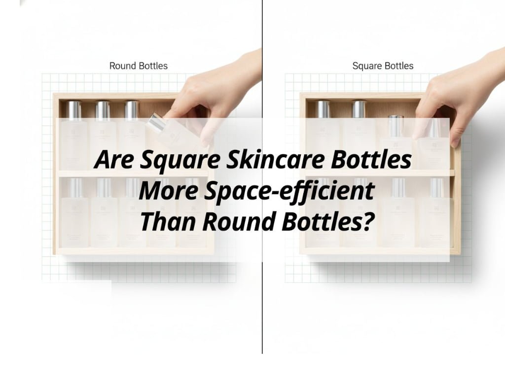 ![Space efficiency of square skincare bottles](https://jccosmopack.com/wp-content/uploads/2025/12/Are-Square-Skincare-Bottles-More-Space-efficient-Than-Round-Bottles.jpg "Square vs Round Bottles")