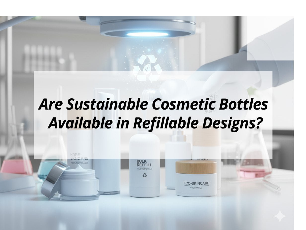 Are Sustainable Cosmetic Bottles Available in Refillable Designs?