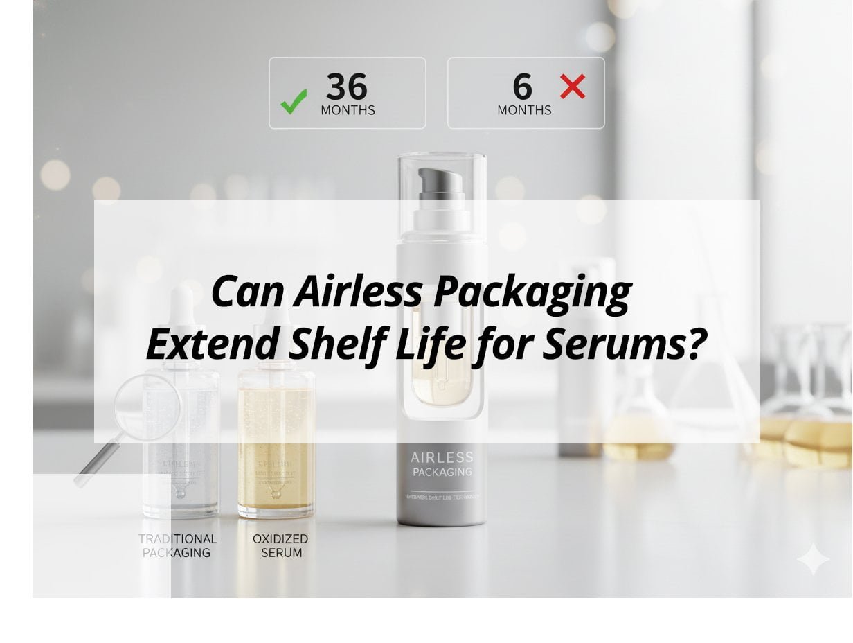 ![Airless packaging extending serum shelf life](https://jccosmopack.com/wp-content/uploads/2025/12/Can-Airless-Packaging-Extend-Shelf-Life-for-Serums.jpg "Airless Packaging Benefits")