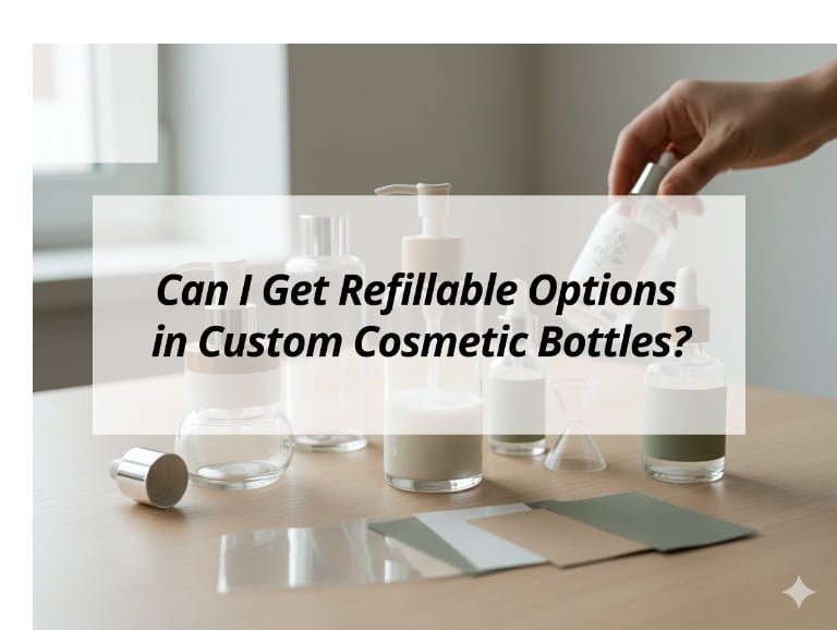 Can I Get Refillable Options in Custom Cosmetic Bottles?