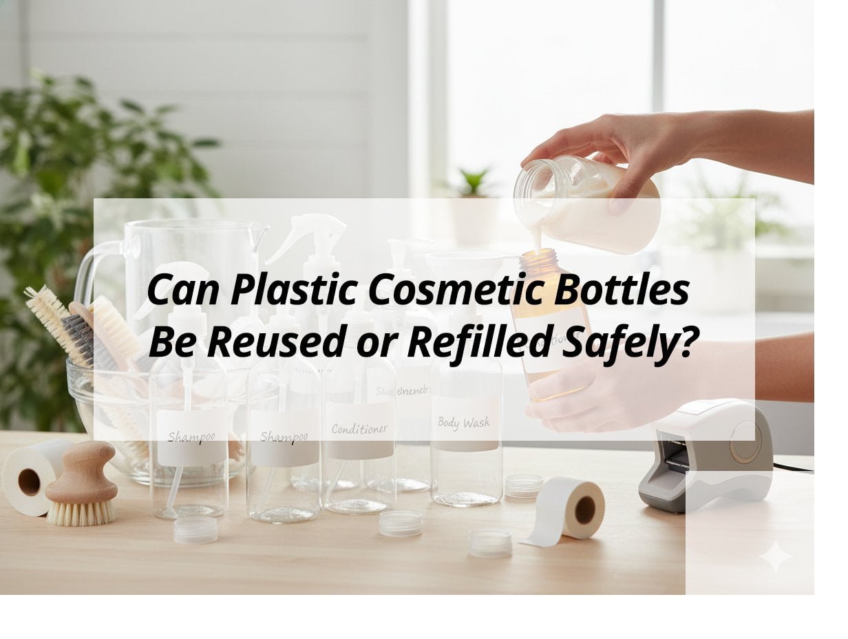 Can Plastic Cosmetic Bottles Be Reused or Refilled Safely?