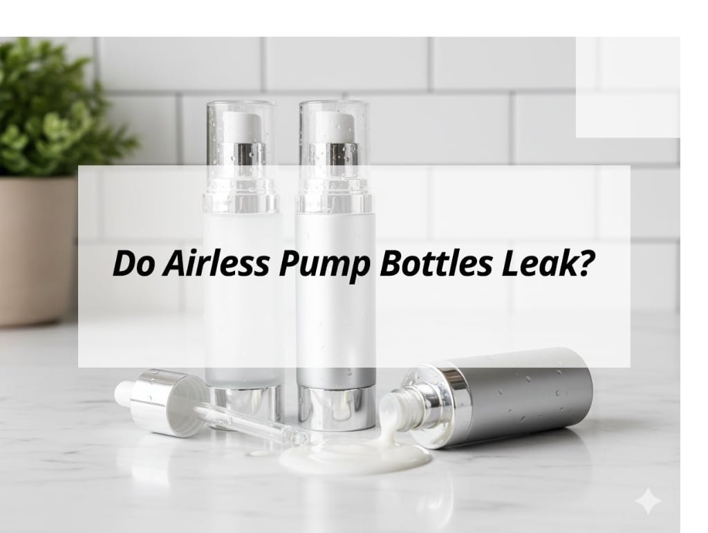 ![Airless pump bottles leak analysis](https://jccosmopack.com/wp-content/uploads/2025/12/Do-Airless-Pump-Bottles-Leak.jpg "Airless Pump Bottles")