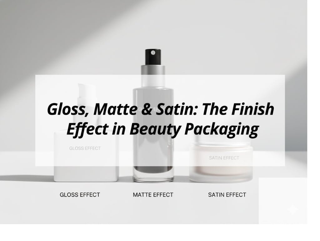 ![Gloss matte satin finish in beauty packaging](https://jccosmopack.com/wp-content/uploads/2025/12/Gloss-Matte-Satin-The-Finish-Effect-in-Beauty-Packaging.jpg "Beauty Packaging Finish")