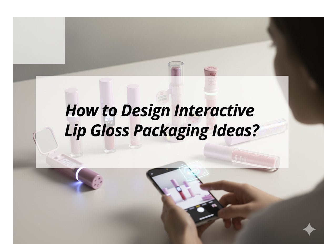 How to Design Interactive Lip Gloss Packaging Ideas?