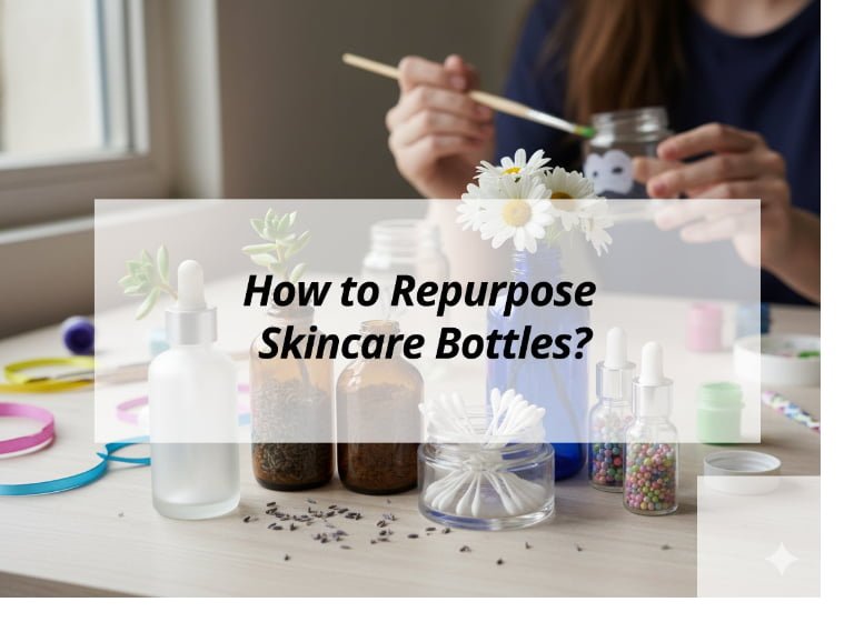 How to Repurpose Skincare Bottles?