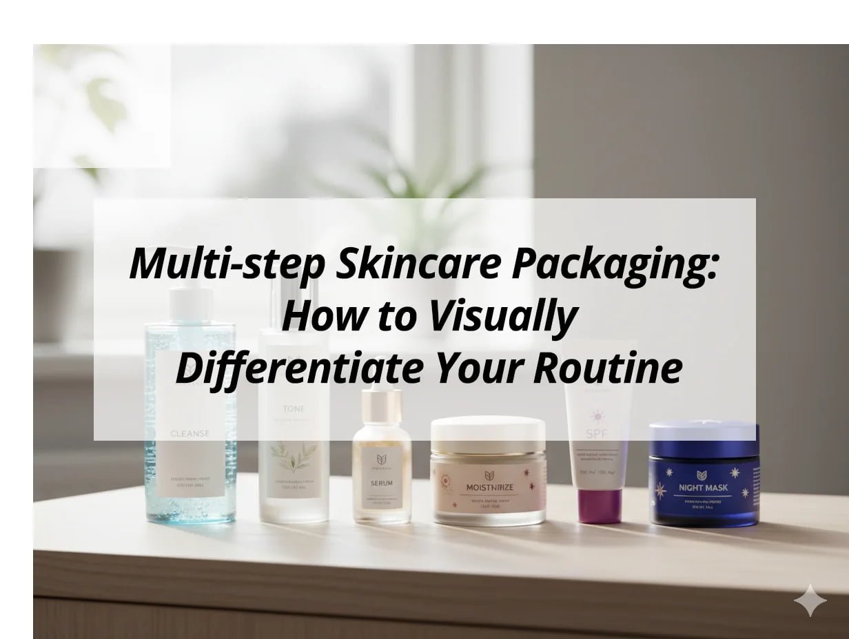 ![Multi-step skincare packaging visual differentiation](https://jccosmopack.com/wp-content/uploads/2025/12/Multi-step-Skincare-Packaging-How-to-Visually-Differentiate-Your-Routine.jpg "Skincare Routine Packaging")